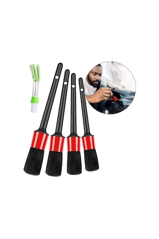 Zhltools Araç Detay Temizlik Fırça Seti 5 Parça Zt164