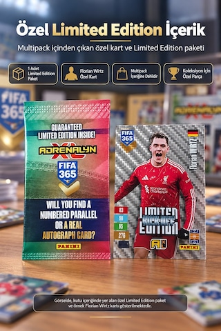 Panini Fıfa 365 2027 Adrenalyn Xl Kick-off Futbolcu Kartı 4 Paket + 1 Limited Edition - 25 Adet Kart