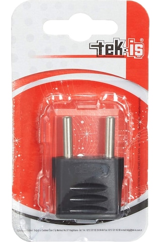 520252 Fiş Amerikan Adaptör, Siyah