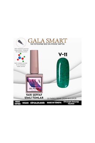 Gala Smart Vitraj Kalıcı Oje V11 10 ML