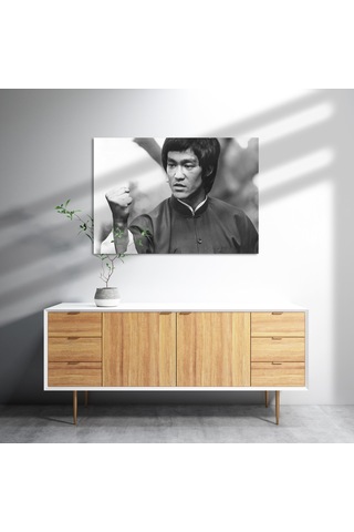 Cakasepetim Bruce Lee Öğretisi Ahşap Mdf Tablo