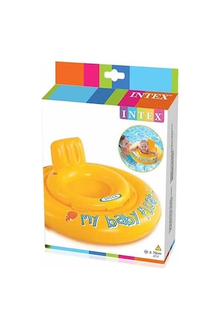 Intex Sarı baby float havuz Deniz simiti 70 Cm Çok Renkli