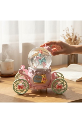 Unicorn Mega Boy Kar Küresi Otomatik Kar Püskürtmeli Işıklı Müzikli