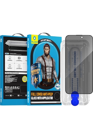 Blueo Apple Uyumlu iPhone 15 Pro Max Hayalet Anti-peep Hayalet Ekran Koruyucu
