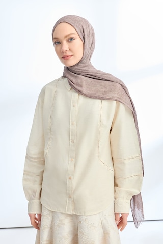 Armanda Organic Touch Ketens Viskoz Şal- 3601 Koyu Leylak