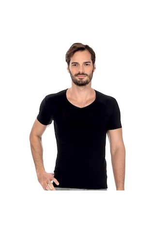 Özkan 6 Adet Erkek Modal V Yaka Kısa Kol Atlet Fanila 11143 001