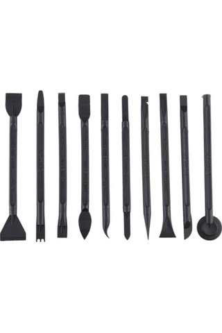 Zhltools Cep Telefonu Tablet 10 Parça Plastik Açma Aparatı Siyah