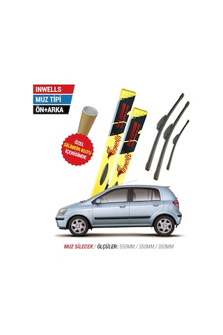 Hyundai Getz Ön Arka İnwells Silecek 2002-2011