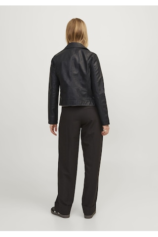 Jack & Jones Kadın Fermuar Detaylı Deri Ceket - Gail 12206262 Black Siyah