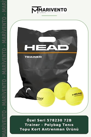Özel Seri 578230 72b Trainer - Polybag Tenıs Topu Kort Antrenman Ürünü