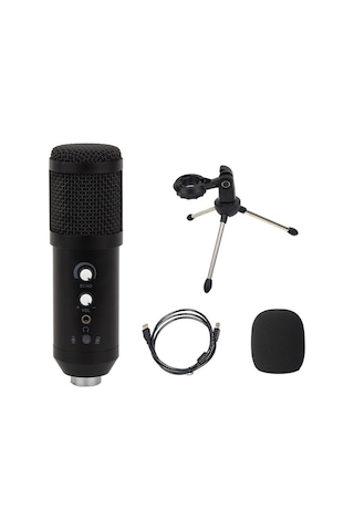 Skycıty Usb Mikrofon, Kapasitif, Karışım Ve Ses Seviyesi İşlevleri