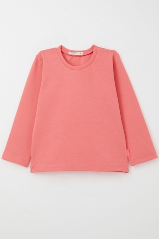 Breeze Kız Bebek Uzun Kollu Tişört Basic 9 Ay-3 Yaş, Mercan Mercan