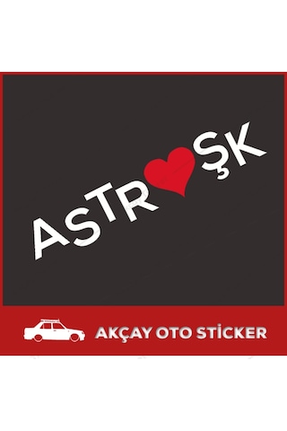 Opel Astra Aşk Sticker Astra Sticker Opel Oto Sticker Araç Sticke