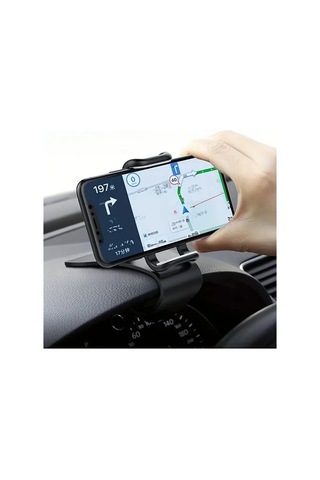 Tongxida Araç Telefonu Tutucu Kolay Montaj Kıskacı Stand Paneli Çok Fonksiyonlu Siyah - -