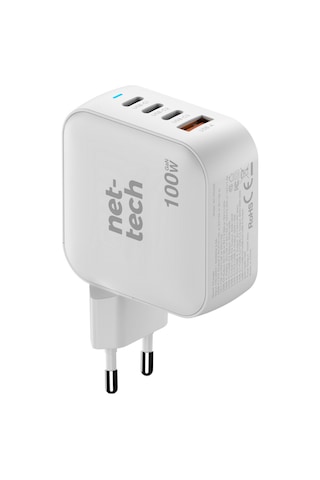 Nettech Nt-hch09 100w Pd+qc Ganprime Şarj Aleti Beyaz