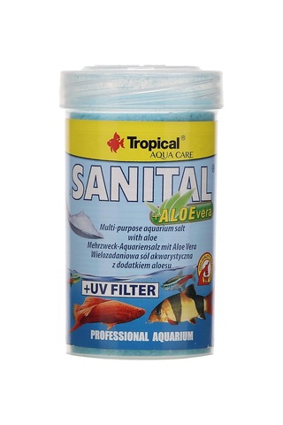 Tropical Sanital +alovera 100ml Akvaryum Tuzu