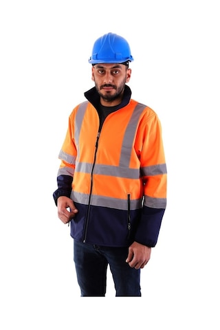 Eser - Softshell Yönetici Montu - Turuncu