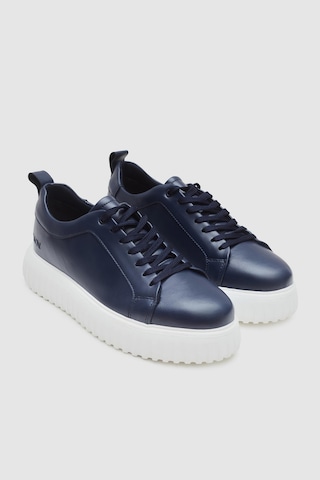 D's Damat Twn Lacivert Kalın Beyaz Tabanlı Bağcıklı Sneaker Ayakkabi 3ec09ort0381 Lacivert