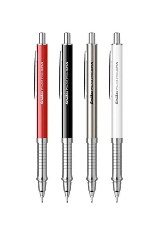 Office Pros Mekanik Kurşun Kalem Beyaz 0.7 Mm Çok Renkli