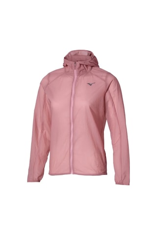 Mizuno Tech Light Hodded Jacket Kadın Yağmurluk Pembe Çok Renkli