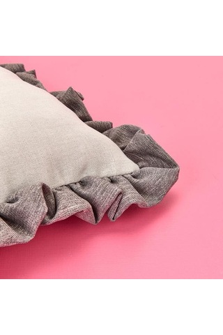 Evidea Soft Maia Sandalye Minderi - Gri - 40x40 Cm Gri