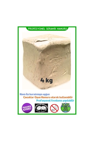 Seramik Hamuru 4000 Gram - 4kg