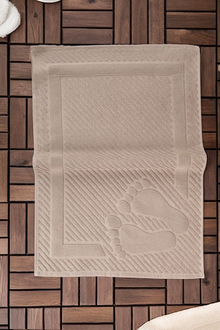 Leoline %100 Pamuk Premium Ayak Havlusu - Kahve