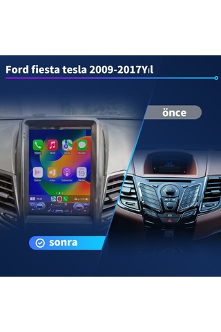Ford Fiesta Tesla 2009-2017yıl 6gb Ram 128gb Rom Multimedya