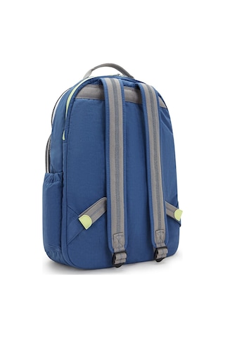 Kıplıng Seoul Lap Büyük Boy Sırt Çantası Mavi Fantasy Blue Bl