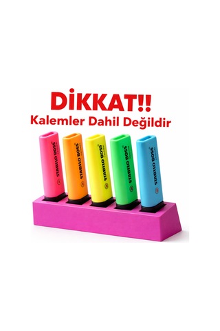 2'li Avantajlı Kalem Standı Masaüstü Kalemlik Organizer Renk Seçenekli Modern Kalem Çok Renkli