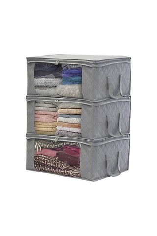 Cc Globall 3 X 48x35x20cm Yatak Düzenleyici Gri