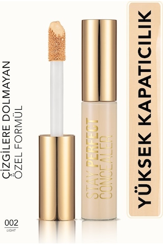 Flormar Stay Perfect Jumbo Aplikatörlü Kremsi Kapatıcı 002 Light