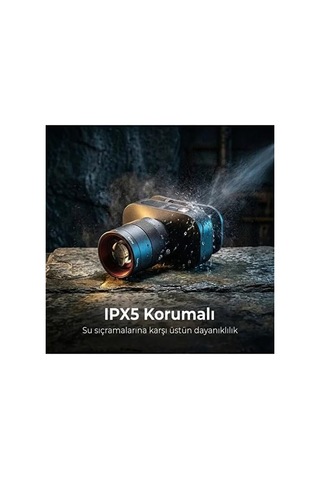 Tr Bxt1fl 10w Şarj Edilebilir Kafa Feneri 750 Lümen 2500mah 4 Işık Modlu Zoom Özellikli Led Kafa Diğer