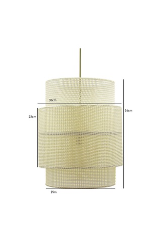 Hasır Krem Bohem İskandinav Avize Krem