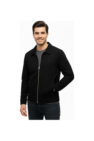 Dynamo Erkek Siyah Regular Fit Mevsimlik Süet Spor Mont8091 Bgl-st05013 Siyah