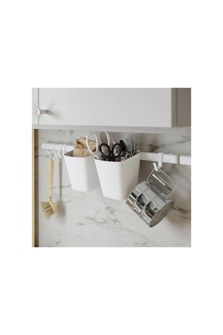 Ikea Sunnersta 7 Parça Mutfak Ve Banyo Askı Seti 60 X 14 X 13 Cm Beyaz
