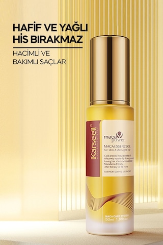 Karseell Argan Içerikli Saç Bakım Yağı 50 ml Maca Özü Saç Bakım Yağı Karsel