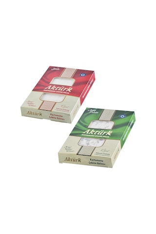 Aktürk Kastamonu Çekme Helva Sade Ve Fıstıklı 250 Gr 2 Li Karma Paket