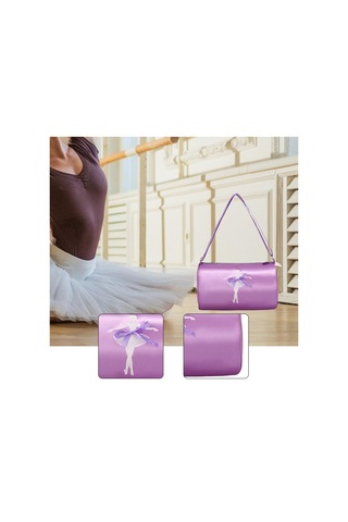 Suntek Kızlar Için Spor Çantası Tatlı Bale Dans Gösterileri Mor