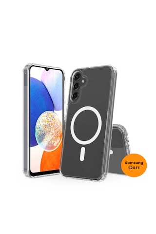 Teknoway Samsung S24 Fe Magshield Kılıf Şeffaf