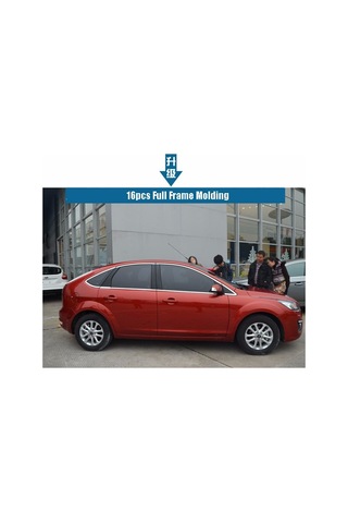 Ford Focus 2 Hb Cam Çıtası Çerçevesi Kromu Nikelajı Komple