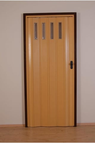 1sıra Camlı Akordiyon Kapı Meşe Ahşap Desenli 72x200cm 1sıra Camlı Akordiyon Kapı Meşe Ahşap Desenli 72x200cm