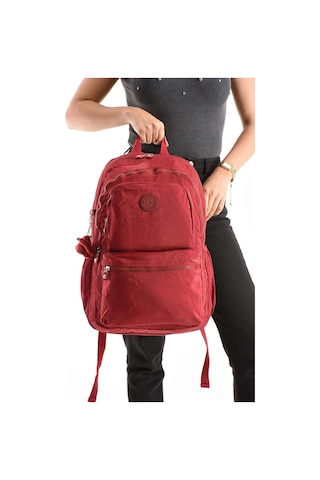 571 Collections Çanta Ultra Hafif Sırt Çantası Okul Seyahat Unisex Kırmızı