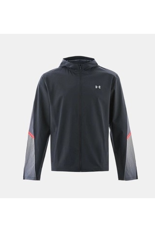 Under Armour Ua Velociti Storm Hooded Erkek Eşofman Üstü 6005900-001 Siyah