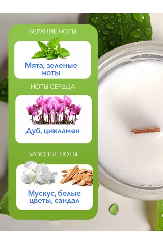 Langiza Cam Kavanozda Ahşap Fitilli Aromatik Mumlar 235769489 Beyaz