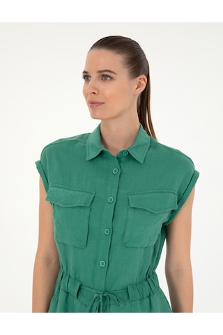 Pierre Cardin Kadın Yeşil Tulum Dokuma 50284677-vr054 Yeşil