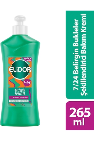 Elidor Saç Kremi 7/24 Belirgin Bukleler Şekillendirici Bakım Kremi 265 ML