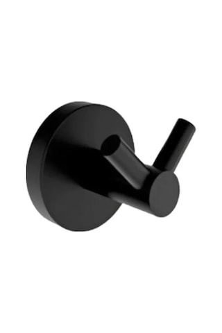 MultiStore Siyah V Çatal Bornozluk Askısı Siyah