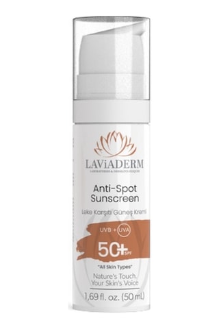 Laviaderm Leke Karşıtı Doğal Güneş Kremi SPF50+ 50 ML