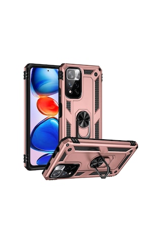 Xiaomi Redmi Note 11 Pro Plus 5G Kılıf Zore Vega Kapak-Rose Gold